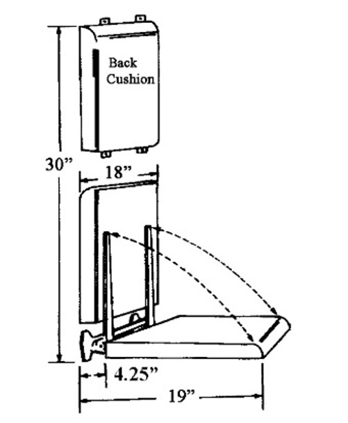 Zico Double Fold-Down Seat Bracket