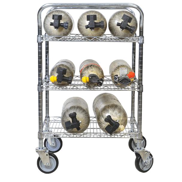 Ready Rack Multi-Purpose Mobile Bottle Cart