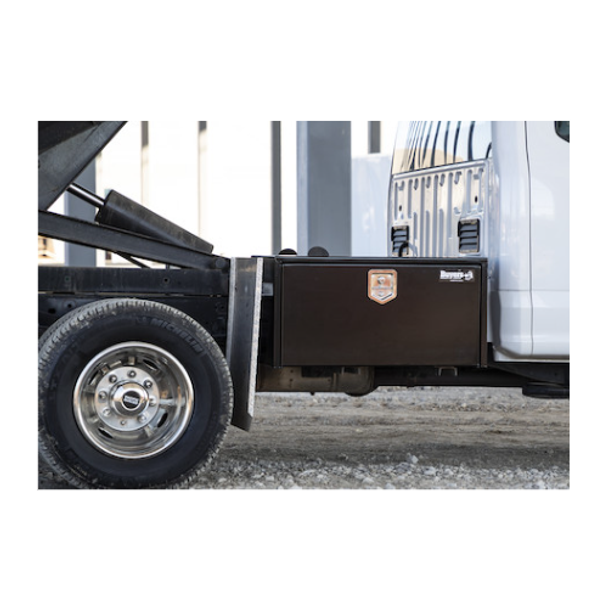 Buyers Products Black Steel Underbody Truck Toolbox with T-Latch Series