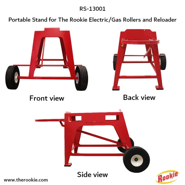 The Rookie Portable Stand for Electric/Gas Rollers and ReLoader