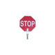 Handheld Paddle Stop/Stop or Stop/Slow Sign, 18"