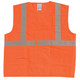 Safety Flag Class 2 Vest, Silver Stripe