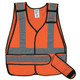 Safety Flag Public Safety Vest w/Silver Stripes