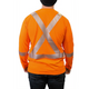 True North Pro Dry Long Sleeve Hi-Vis Orange Shirt