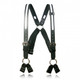 Boston Leather 9174 Firefighter Suspenders, Reflective