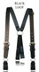 Boston Leather Firefighter Suspenders, Brown