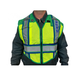 Fire Ninja Ultra-bright Green/Blue-EMS Public Safety Vest