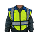 Fire Ninja Ultra-bright Blue - Police Public Safety Vest