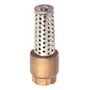 C&S Supply 1" Brass Foot Valve