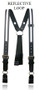 Boston Leather Firefighter Suspenders, Black