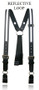 Boston Leather Firefighter Suspenders, Brown