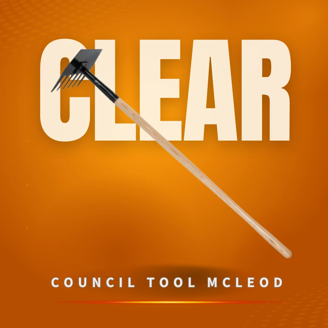 firepenny sells council tool mcleod tool 48 in with wooden handle for wildland firefighters