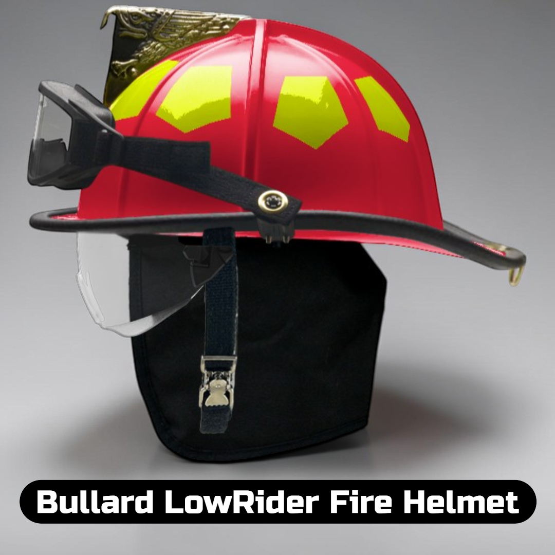 Bullard LowRider Traditional UST Firefighter Helmet, Super Matte