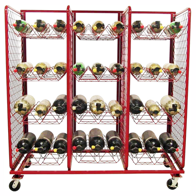 Valve Storage Racks Ready Rack SOS Rack, 3 Section Cylinder Storage Rack