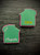 Green with Pink Cheese please