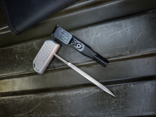 Ventilation Sandblast Aluminium Handle, Satin