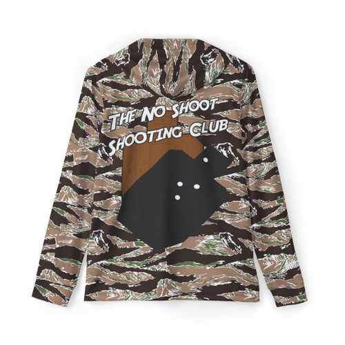 No Shoot Shooting Club Performance Shooting Shirt - Tex Tiger Stripe