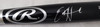 Ed Howard Autographed Black Rawlings Baseball Bat Chicago Cubs In Silver Beckett BAS Stock #179025