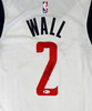 Washington Wizards John Wall Autographed White Nike Swingman Jersey DC Logo Size XL Beckett BAS Stock #182247