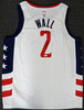 Washington Wizards John Wall Autographed White Nike Swingman Jersey DC Logo Size XL Beckett BAS Stock #182247