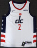 Washington Wizards John Wall Autographed White Nike Swingman Jersey DC Logo Size XL Beckett BAS Stock #182247