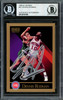 Dennis Rodman Autographed 1990-91 Skybox Card #91 Detroit Pistons Beckett BAS Stock #184829
