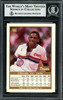 Dennis Rodman Autographed 1990-91 Skybox Card #91 Detroit Pistons Beckett BAS Stock #184829