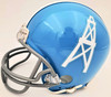 Warren Moon Autographed Houston Oilers Blue Mini Helmet "HOF 06" In Black MCS Holo Stock #185806