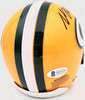Davante Adams Autographed Green Bay Packers Mini Helmet Beckett BAS Stock #185816