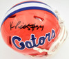 Kyle Pitts Autographed Florida Gators Orange Speed Mini Helmet Beckett BAS Stock #189799