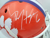 DeAndre Hopkins Autographed Clemson Tigers Orange Schutt Full Size Replica Helmet Beckett BAS Stock #191107