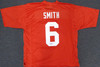 Alabama Crimson Tide Devonta Smith Autographed Red Jersey Signed on Bottom Beckett BAS Stock #191128