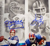 Buffalo Bills Team Greats Autographed 16x20 Photo With 4 Signatures Including Jim Kelly, Thurman Thomas, Andre Reed & Marv Levy Beckett BAS Stock #191970