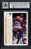 Dennis Rodman Autographed 1991-92 Upper Deck Card #457 Detroit Pistons Auto Grade Gem Mint 10 Beckett BAS Stock #194504