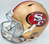 Trey Lance Autographed San Francisco 49ers Gold Full Size Authentic Speed Helmet Beckett BAS QR Stock #194739