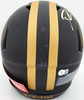 Deion Sanders Autographed San Francisco 49ers Eclipse Black Full Size Authentic Speed Helmet Beckett BAS QR Stock #194867