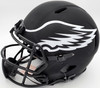 DeVonta Smith Autographed Philadelphia Eagles Eclipse Black Full Size Authentic Speed Helmet Beckett BAS QR Stock #194904