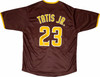 San Diego Padres Fernando Tatis Jr. Autographed Brown Jersey Beckett BAS Stock #195287