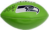 Kam Chancellor Autographed Seattle Seahawks Green Logo Football MCS Holo Stock #197190