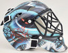 Chris Driedger Autographed Seattle Kraken Blue Mini Goalie Mask Fanatics Holo Stock #200292