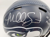 Malcolm Smith Autographed Seattle Seahawks Authentic Super Bowl Speed Full Size Helmet "SB XLVIII MVP" MCS Holo Stock #72381