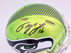 Tyler Lockett Autographed Seattle Seahawks Flash Green Speed Mini Helmet MCS Holo Stock #200482