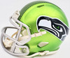 Tyler Lockett Autographed Seattle Seahawks Flash Green Speed Mini Helmet MCS Holo Stock #200482