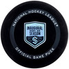 Seattle Kraken Unsigned Official Inaugural Season NHL Logo Hockey Puck Stock #201662