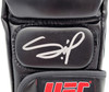 Francis Ngannou Autographed Black UFC Official Fight Glove Left Hand In Silver Beckett BAS QR Stock #201968