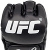 Francis Ngannou Autographed Black UFC Official Fight Glove Left Hand In Silver Beckett BAS QR Stock #201968
