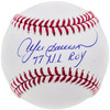 Andre Dawson Autographed Official MLB Baseball Montreal Expos "77 NL ROY" Beckett BAS QR Stock #202049