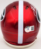 Herschel Walker Autographed Georgia Bulldogs Flash Red Speed Mini Helmet Beckett BAS QR Stock #202150
