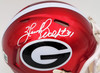 Herschel Walker Autographed Georgia Bulldogs Flash Red Speed Mini Helmet Beckett BAS QR Stock #202150