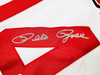 Cincinnati Reds Pete Rose Autographed White Jersey PR Holo Stock #202356